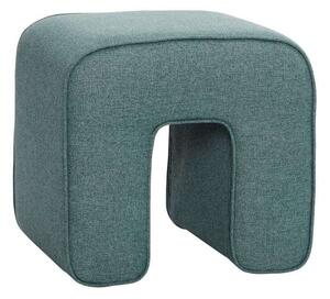 Hübsch - Sculpture Pouf Green Hübsch