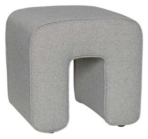 Hübsch - Sculpture Pouf Dark Grey Hübsch