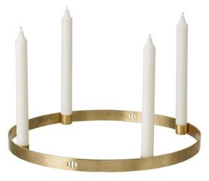 Ferm LIVING - Candle Holder Circle Large Brass ferm LIVING