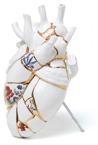 Seletti - Kintsugi Porcelain Heart Vase Love In Bloom Seletti