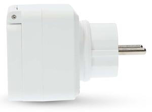 Nedis WIFIPO130EWT - Έξυπνη πρίζα 3680W/230V/ Type E/16A Wi-Fi Tuya IP44