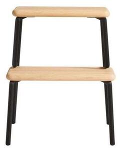 Woud - Slalom Step Stool Oak/Black Woud