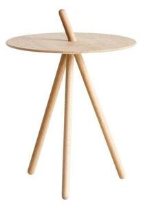 Woud - Come Here Side Table White Oak Woud