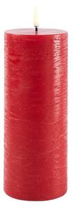 Uyuni - Pillar Candle LED 7,8x20,3 cm Rustic Red Uyuni Lighting