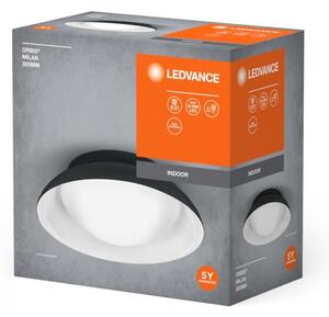 Ledvance - Φωτιστικό οροφής ORBIS MILAN 2xE27/10W/230V μαύρο