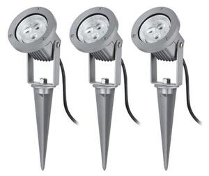 Paulmann 98845 - ΣΕΤ 3x LED/3W IP65 Προβολέας GARDENSPOT 230V