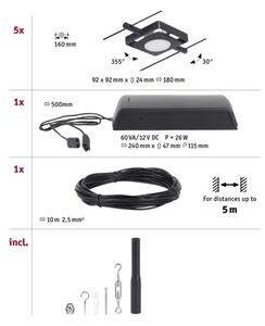 Paulmann 94424 - ΣΕΤ 5xLED/4,5W Φωτιστικό σποτ ράγας MAC 230V