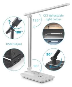 LED Dimmable επιτραπέζιο φωτιστικό με USB LED/9W/230V 3000K/4000K/5500K λευκό