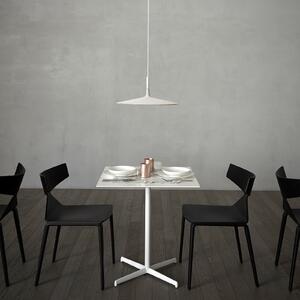 Foscarini Aplomb Large LED κρεμαστό φωτιστικό, λευκό, ρυθμιζόμενος, Λευκό, Κουζίνα, Σκυρόδεμα, σχεδιασμός