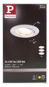 Paulmann 92775 - ΣΕΤ 3xLED/6,8W Φως μπάνιου PREMIUM LINE 230V