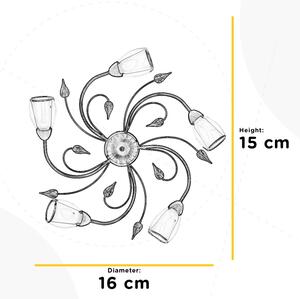 ONLI - Φωτιστικό οροφής LILIANA 5xE14/6W/230V