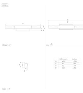 Eglo 900616 - Φωτιστικό καθρέφτη μπάνιου LED GEMILIANA LED/8,9W/230V IP44