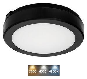 Φωτιστικό οροφής μπάνιου LED NAIROS LED/12W/230V 3000/4000/6500K IP65 μαύρο