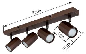 Globo 57919-4 - Φωτιστικό σποτ JAMES 4xGU10/25W/230V