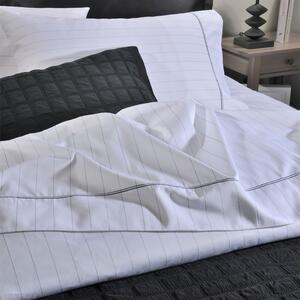 Παπλωματοθήκη King Size (Σετ 250x260) Down Town 600 Κλωστές Ριγέ 16-0047