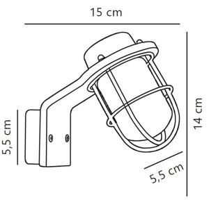 Nordlux - Επιτοίχιο φωτιστικό μπάνιου MARINA 1xG9/40W/230V IP44