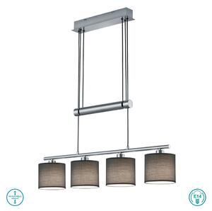 Φωτιστικό Κρεμαστό Ράγα Trio Lighting Garda 305400411 Γκρι