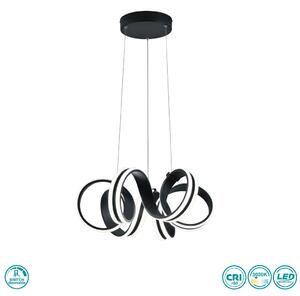 Φωτιστικό Κρεμαστό Trio Lighting Carrera 325010132 Μαύρο Ματ