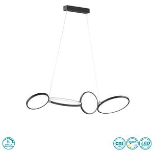 Φωτιστικό Κρεμαστό Trio Lighting Rondo 322610432 Μαύρο Ματ