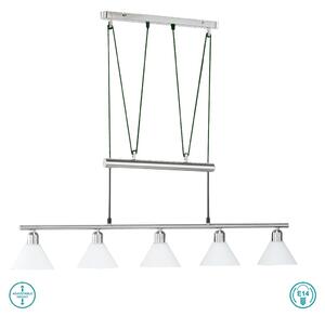 Φωτιστικό Κρεμαστό Ράγα Trio Lighting Stamina 3751051-07 Νίκελ Ματ