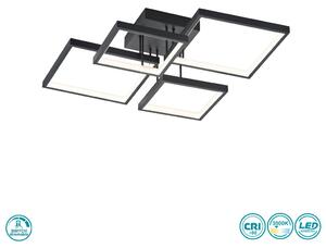 Φωτιστικό Οροφής Trio Lighting Sorrento 627710432 Μαύρο Ματ