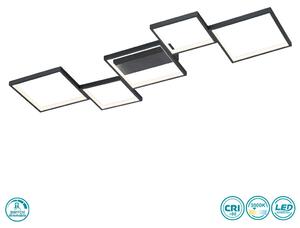 Φωτιστικό Οροφής Trio Lighting Sorrento 627710532 Μαύρο Ματ