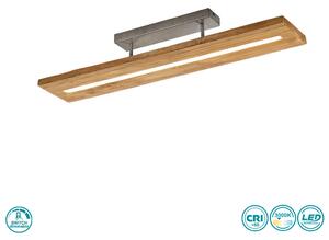 Φωτιστικό Οροφής Trio Lighting BRAD 623710130 Wood Coloured 3000K