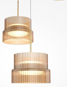 Maytoni Κρεμαστό φωτιστικό LED SCALA, καφέ/μπρούντζινο, Ø 40 εκ., 3 λάμπες, γυάλινο, με, ρυθμιζόμενος, Καφέ / Σκουριάς, Σαλόνι / τραπεζαρία, Γυαλί, σύγχρονο