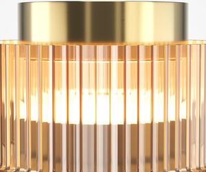 Maytoni Φωτιστικό οροφής LED SCALA, καφέ/μπρούντζινο, Ø 15 cm, γυαλί, με ρυθμιζόμενη, ρυθμιζόμενος, Καφέ / Σκουριάς, Σαλόνι / τραπεζαρία, Γυαλί, σύγχρονο