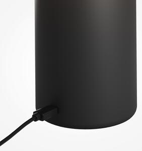 Maytoni Επιτραπέζια λάμπα LED με μπαταρία Topo, μαύρη, ύψος 20 εκ., μεταλλικός, ρυθμιζόμενος, Μαύρο, Σαλόνι / τραπεζαρία, Μέταλλο, σύγχρονο