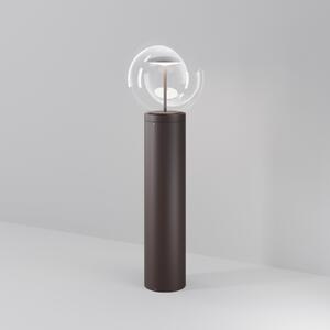 Maytoni Φωτιστικό διαδρόμου LED Velora, καφέ, ύψος 60 εκ., μέταλλο/γυαλί, IP65, Καφέ / Σκουριάς, Μέταλλο, σύγχρονο, Σφαίρα