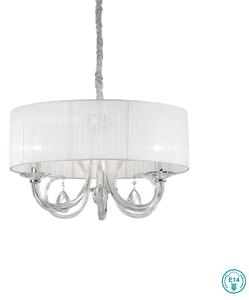 Φωτιστικό Κρεμαστό Ideal Lux Swan SP3 035840 Λευκό