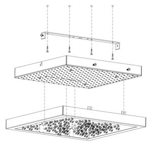 Eglo 32025 - Φως οροφής LED CARDITO LED/16W/230V