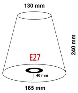 FARO 2P0311 - Αμπαζούρ REM E27 διάμετρος 165 mm μπεζ