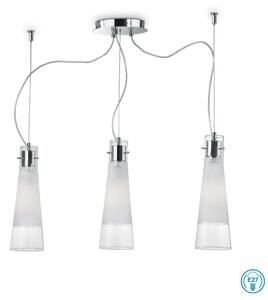 Φωτιστικό Κρεμαστό Ideal Lux Kuky SP3 033952 Διάφανο