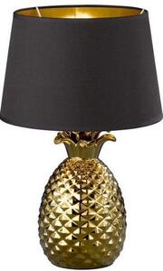 Επιτραπέζιο Φωτιστικό Pineapple χρυσό ή ασημί Φ20 Trio Lighting R50421079 Μαύρο-Χρυσό