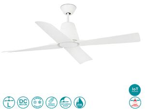 Ανεμιστήρας Οροφής Faro Typhoon 33480WP Λευκός χωρίς Φως Smart