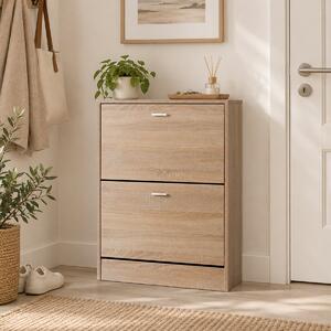 Παπουτσοθήκη Με 2 Ράφια/12 Θέσεων (63x24x80) Spitishop Slimline Natural