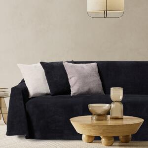 Ριχτάρι Καναπέ Διθέσιου Fleece (180x250) Das Home 0310 Black