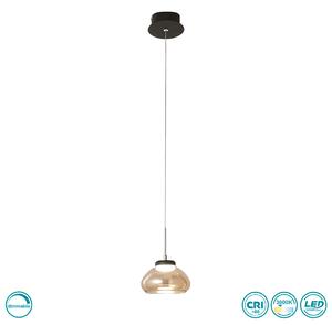 Φωτιστικό Κρεμαστό Fabas Luce Arabella 3547-40-125 Μελί