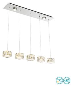 Φωτιστικό Κρεμαστό Globo Lighting Amur 49350-52H Χρώμιο