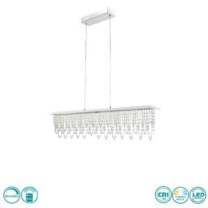 Φωτιστικό Κρεμαστό Ράγα Globo Lighting Scala 68405-24H Χρώμιο