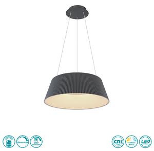 Κρεμαστό Φωτιστικό Globo Lighting Crotone 48801AH-45 Ανθρακί