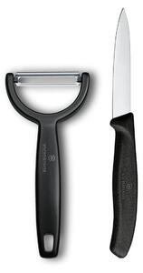 Σετ Μαχαίρια Γενικής Χρήσης & Αποφλοιωτής Victorinox Swiss Classic με μήκος λεπίδας 8cm - Green - 2 τεμάχια