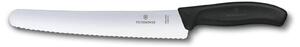 Μαχαιρι τεμαχισμού - ζαχαροπλαστικης Victorinox Swiss Classic οδοντωτό και μήκος λεπίδας 22cm - Black
