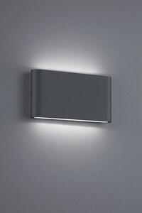 Απλίκα Φωτιστικό Τοίχου 2xLED 4,5W ΙΡ54 Up Down 17cm Thames II Trio Lighting 227660242 Ανθρακί