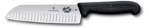 Μαχαίρι Santoku Victorinox Fibrox με μήκος λεπίδας 17cm - Black