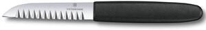 Μαχαίρι διακόσμησης Victorinox με οδόντωση 4mm και μήκος λεπίδας 8.5cm - Black