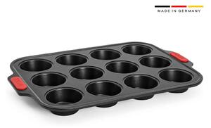 Ταψί για muffin και cupcakes Woll Let's Bake! με αντικολλητική επίστρωση, 12 θέσεων, 36.5x28x3.3cm
