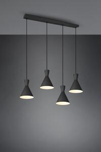 Κρεμαστό Φωτιστικό Οροφής 4xΕ27 Μαύρο Enzo R30784032 Trio Lighting R30784032 Μαύρο